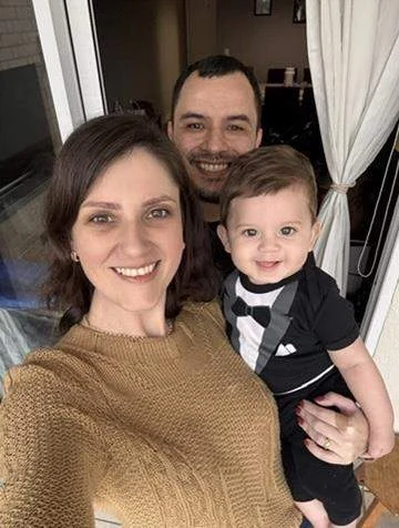 Registro pessoal da Dra. Marília Marcelino com sua família